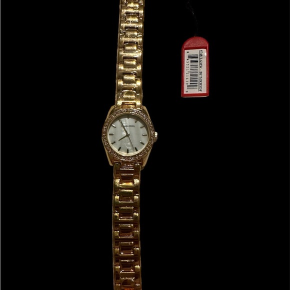 Women’s Charles Delon Watch 5748 LGMW Gold/Gold Stainless Steel Quartz - Picture 2 of 4
